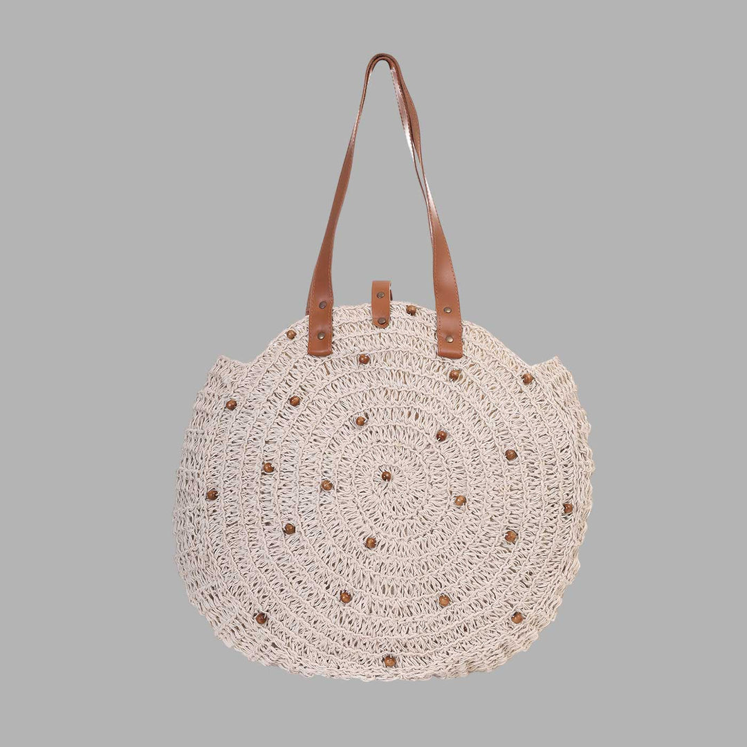 Handmade Crochet United Urbane Round Shoulder Bag