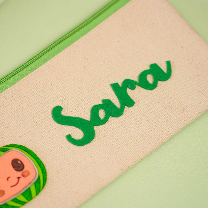 Personalized Cocomelon Theme Stationary Pouch