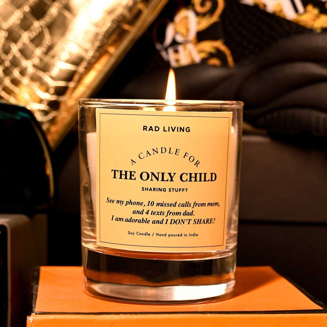 Hand Poured Only Child Precious Oud Scented Soy Wax Candle