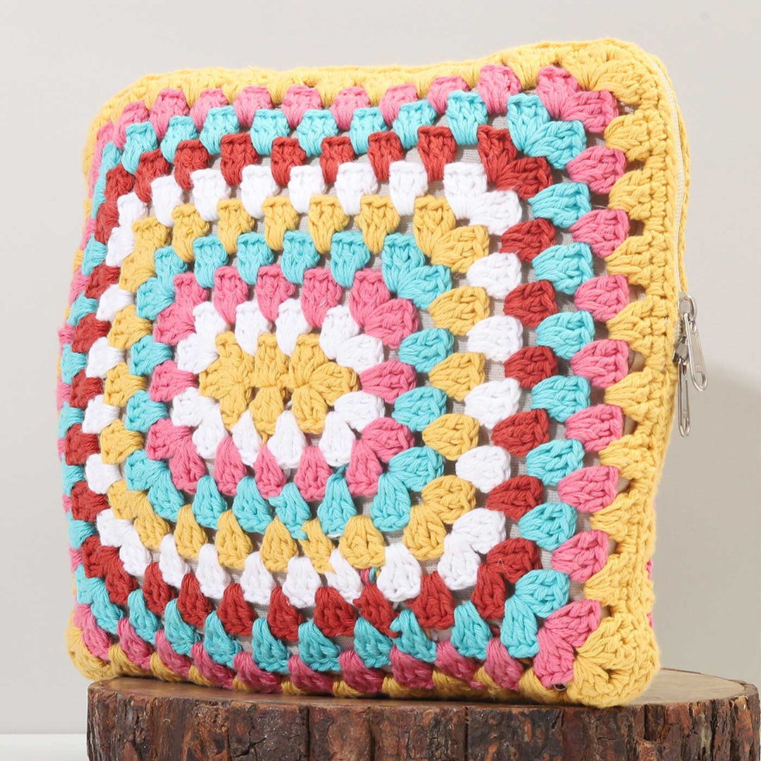 Handmade Crochet Multicolour Ipad Sleeve