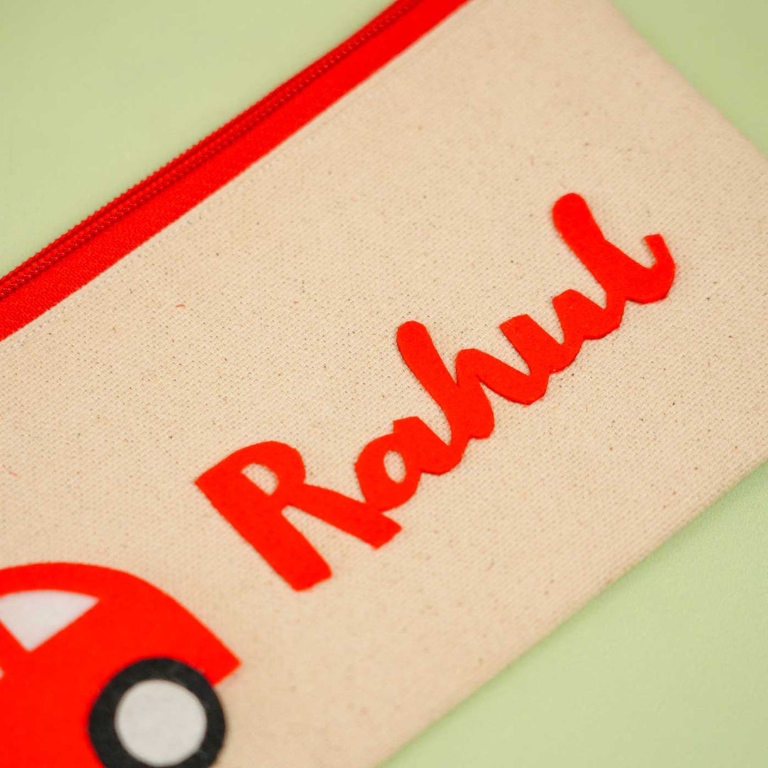 Personalized Car Theme Stationary Pouch