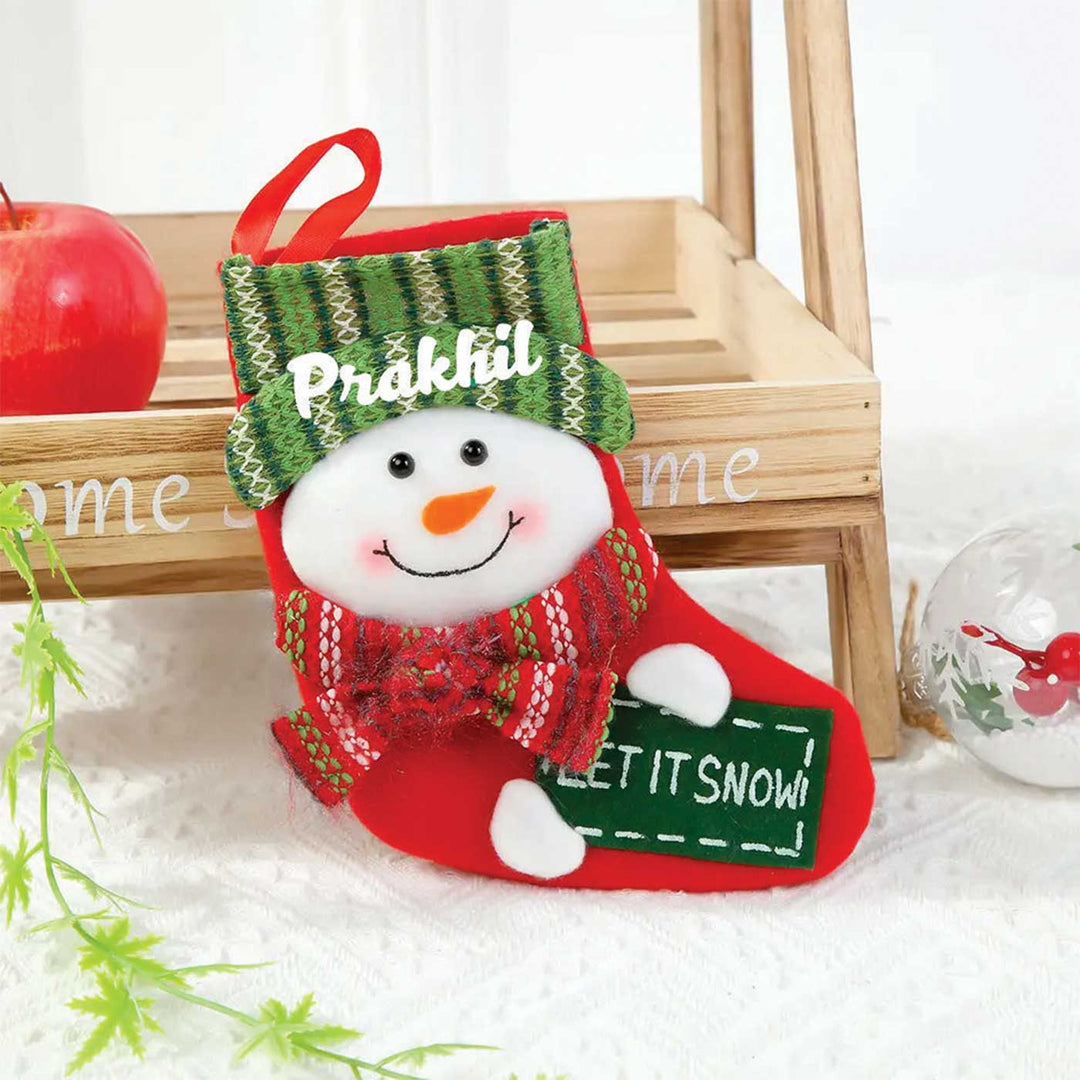 Personalized Ho Ho Ho Surprise! Felt & Wool Stockings For Christmas Decoration