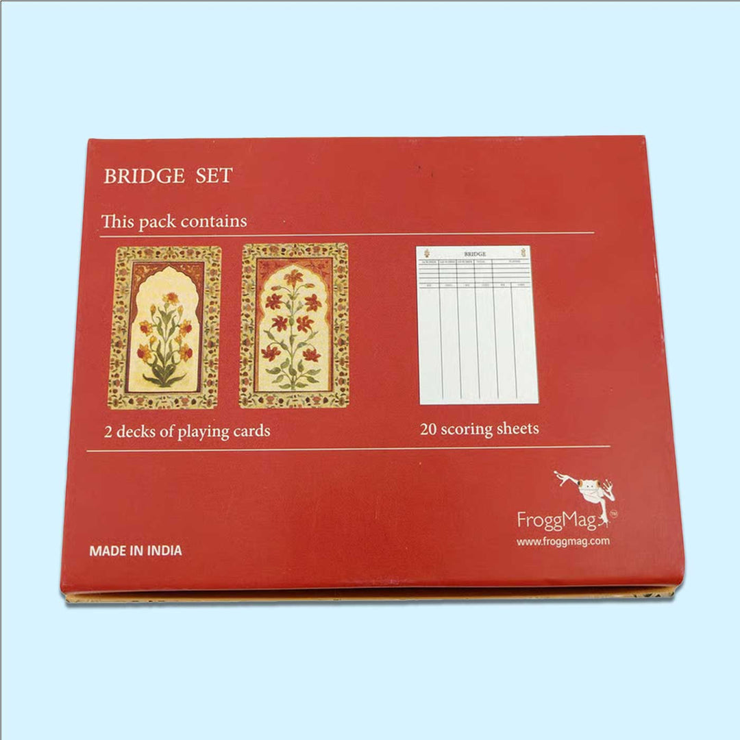 Coated Artistic Amer Fort Themed Bridge Playing Cards Set | Pack of 2