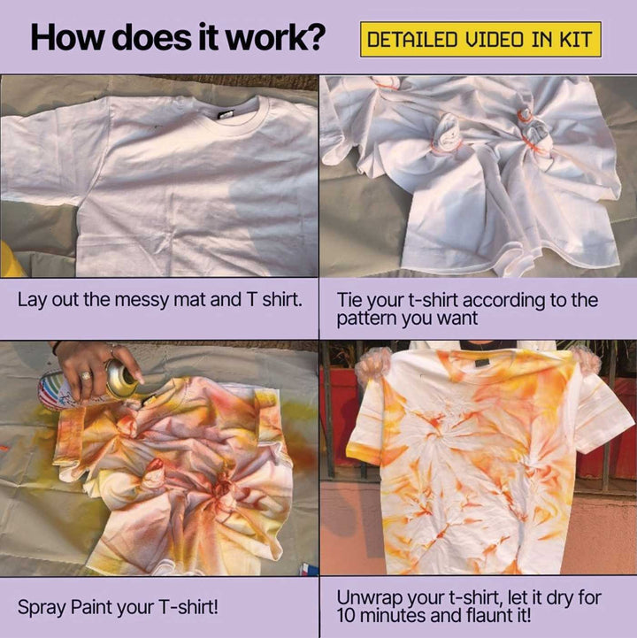 T-shirt Spray Painting DIY Kit