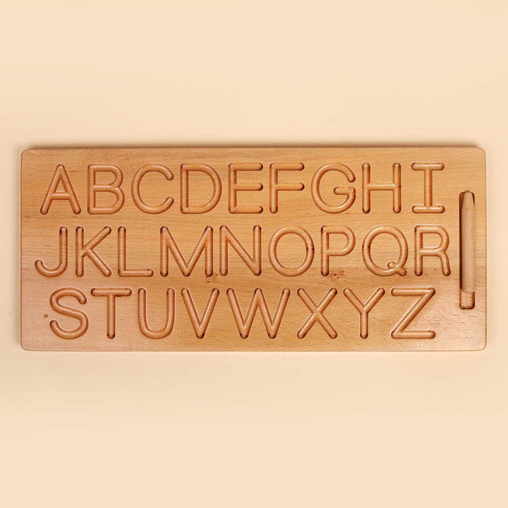 Wooden Alphabet Tracing Board For Kids