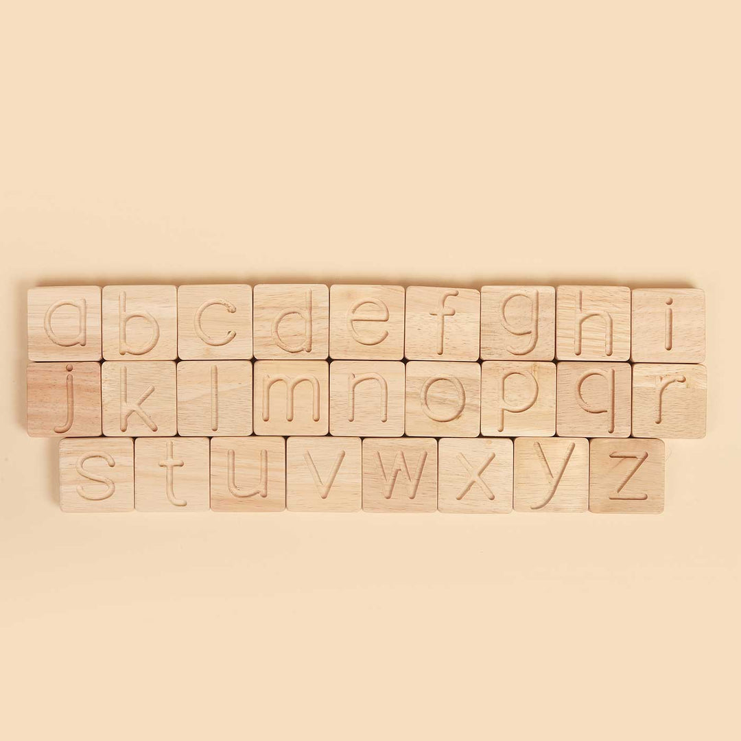 A - Z Wooden Word Building Set For Kids