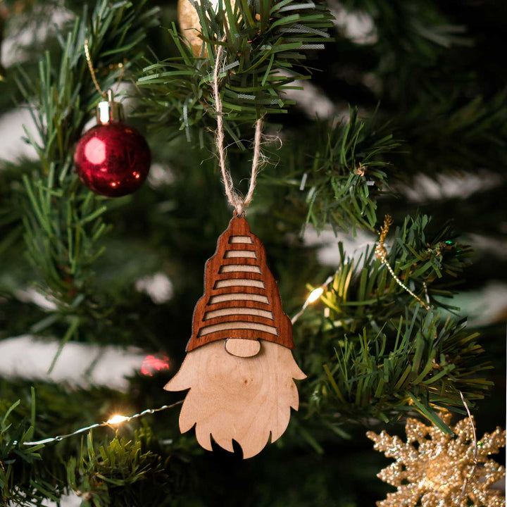 Handmade Wooden Tinker Ornaments For Christmas Tree Decoration | Set of 3