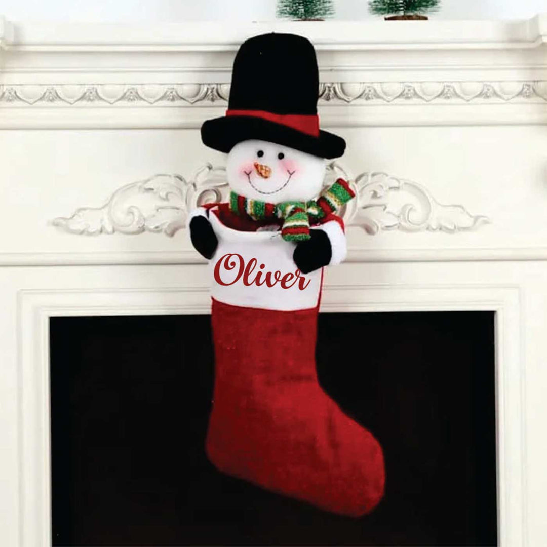 Personalized Jack In The Stocking Felt Stockings For Christmas Decoration