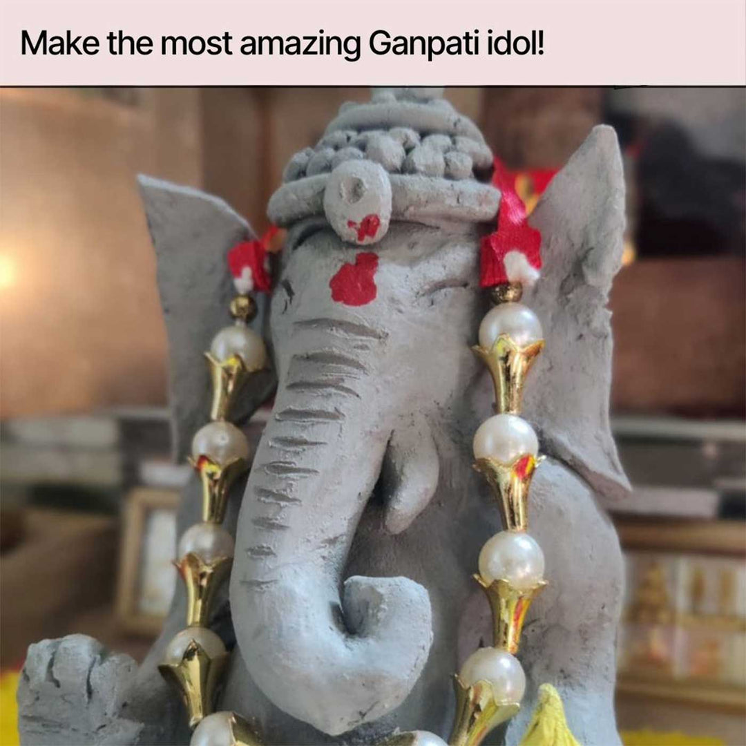 Eco-friendly Shadu Mati Ganpati Clay DIY Kit for Ganesh Chaturthi