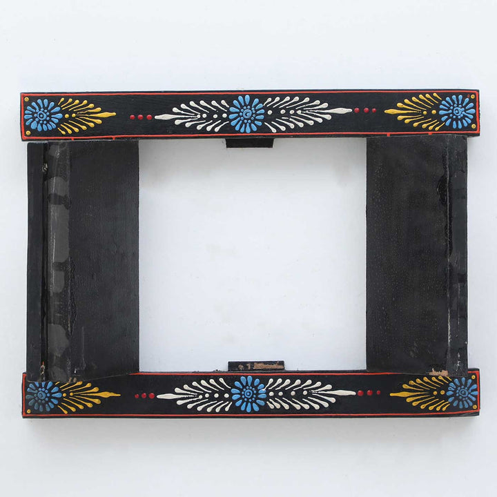 Handmade Decorative Black Wooden Window Wall Decor