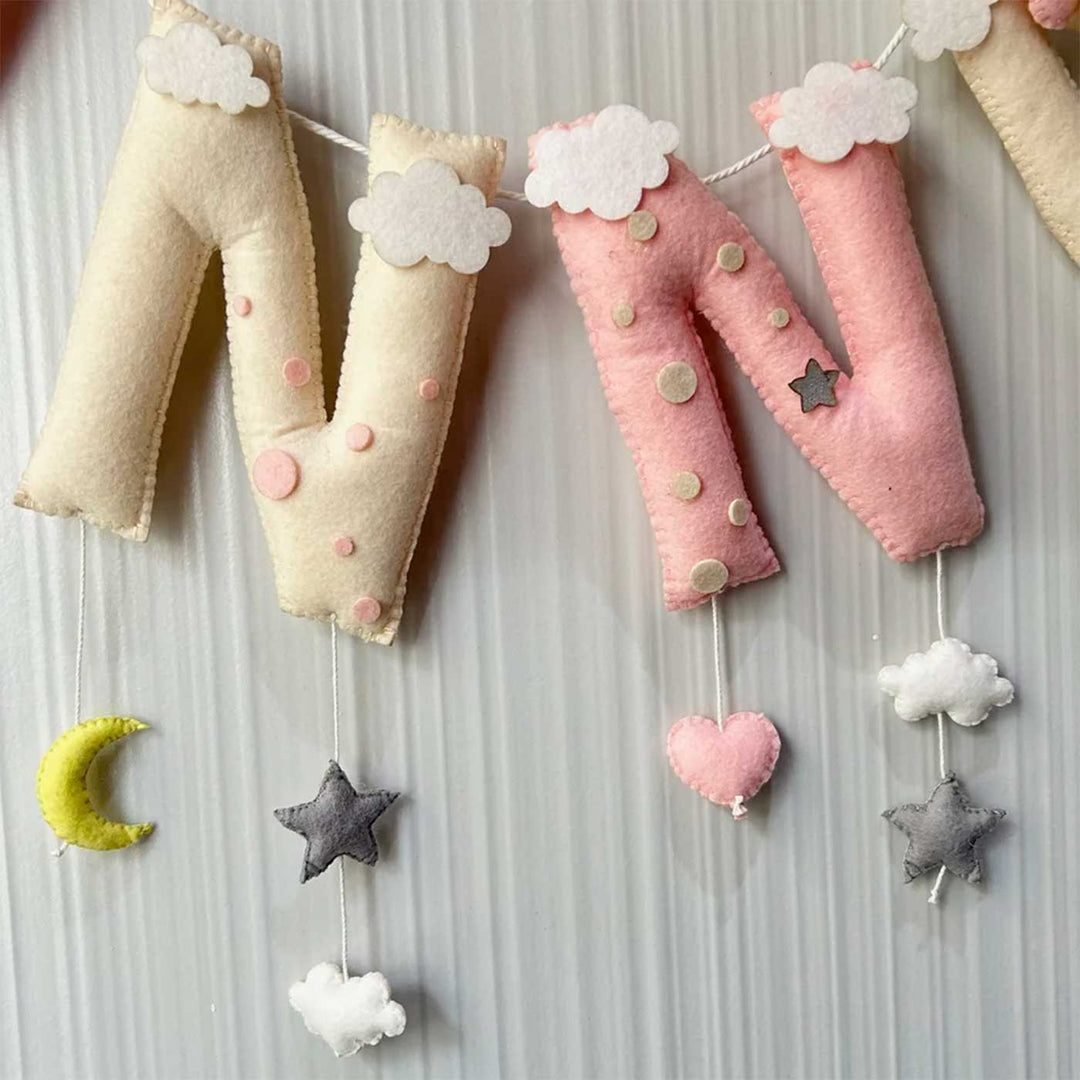 Personalized Dreamy Teddy Felt Bunting / Garland For Kids