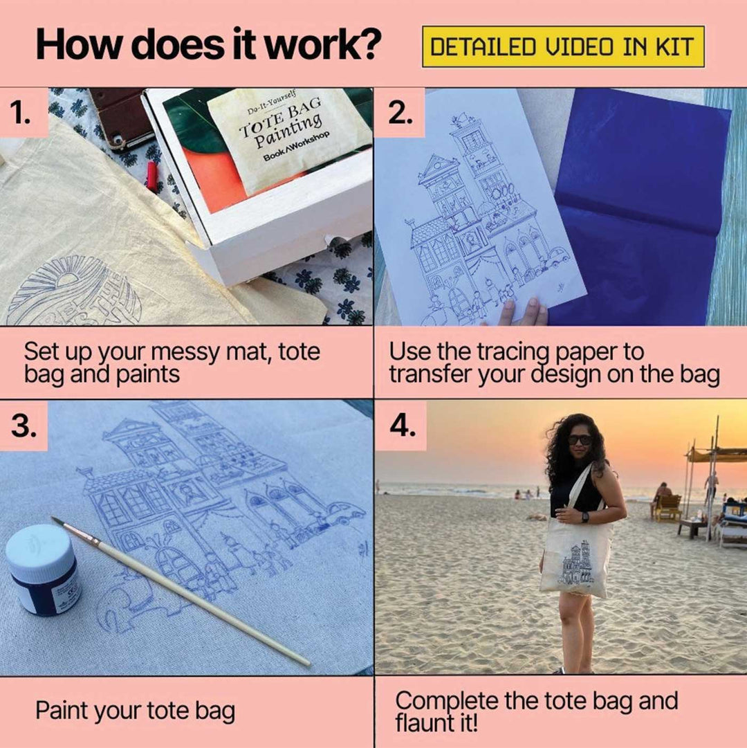 Tote Bag Painting DIY Kit