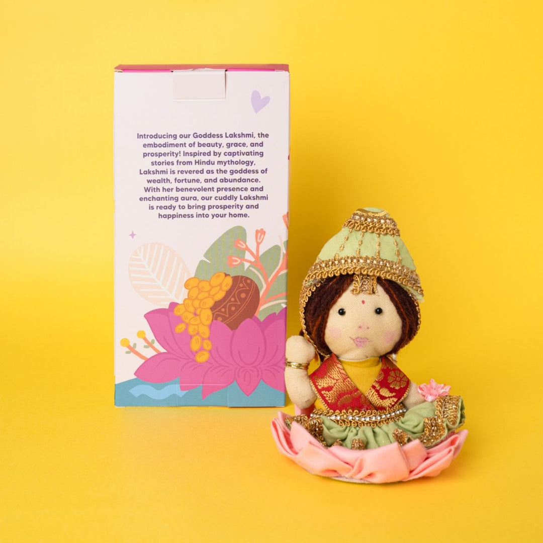 Handmade My Lucky Charm Lakshmi Plush Felt Toy