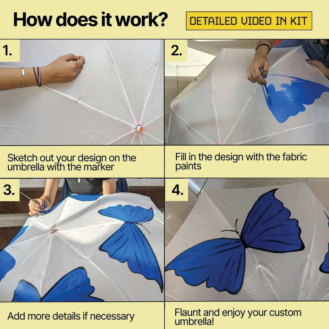 Umbrella Painting DIY Kit