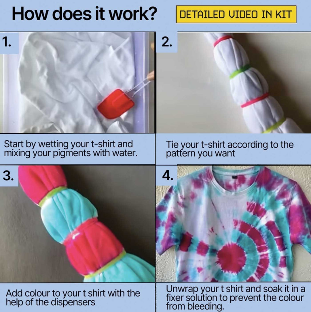 T-shirt Tie & Dye DIY Kit