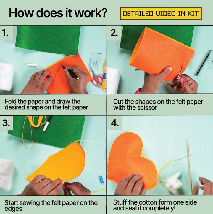 Felt Plushie DIY Kit