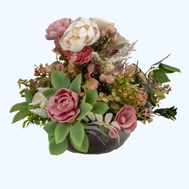 Handmade Delicate Charm Shola Flower Centerpiece