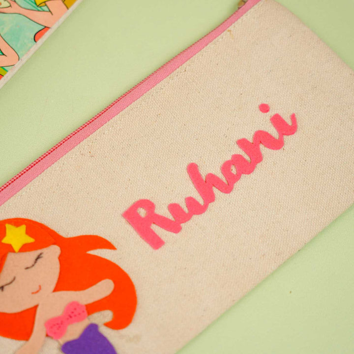 Personalized Mermaid Theme Stationary Pouch