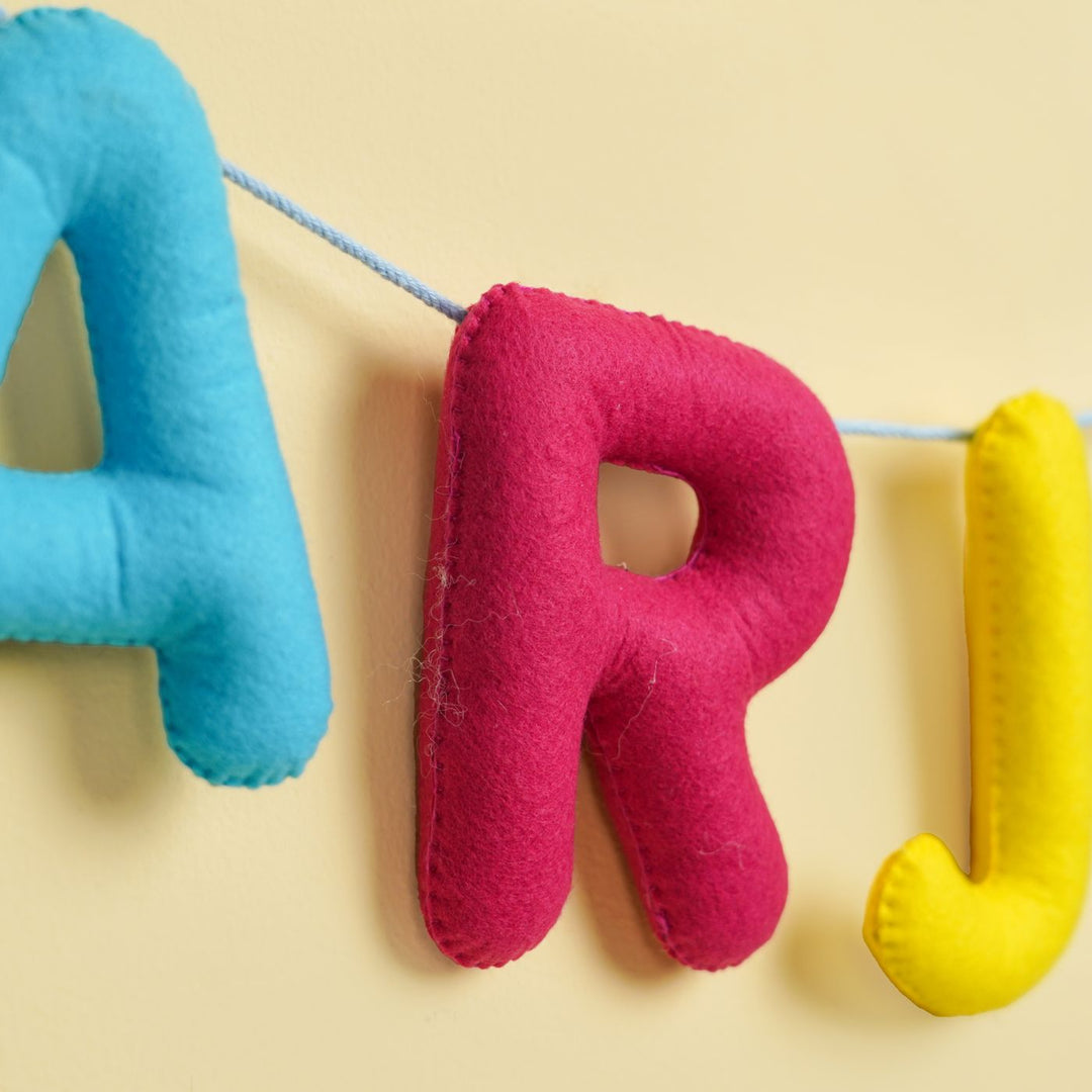 Handmade Personalized Felt Kids Bunting