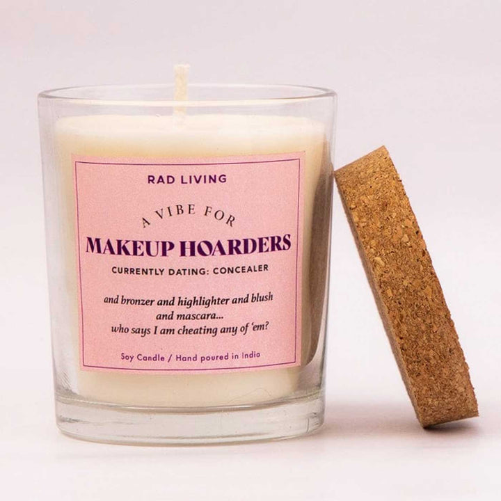 Hand Poured Makeup Hoarders Almond And Shea Butter Scented Soy Wax Candle