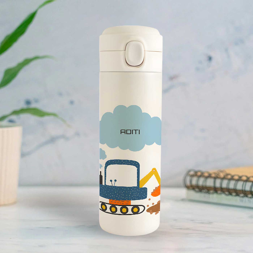 Personalized Let'S Build Theme Steel Insulated Water Bottle