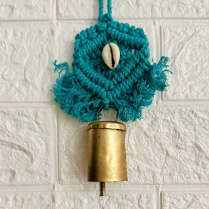 Macrame Bell Hanging With Shell