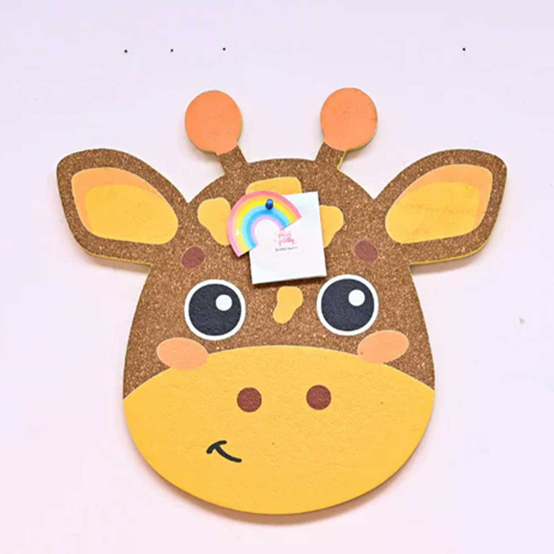 Handmade Giraffe Theme Wooden Pinboard For Kids