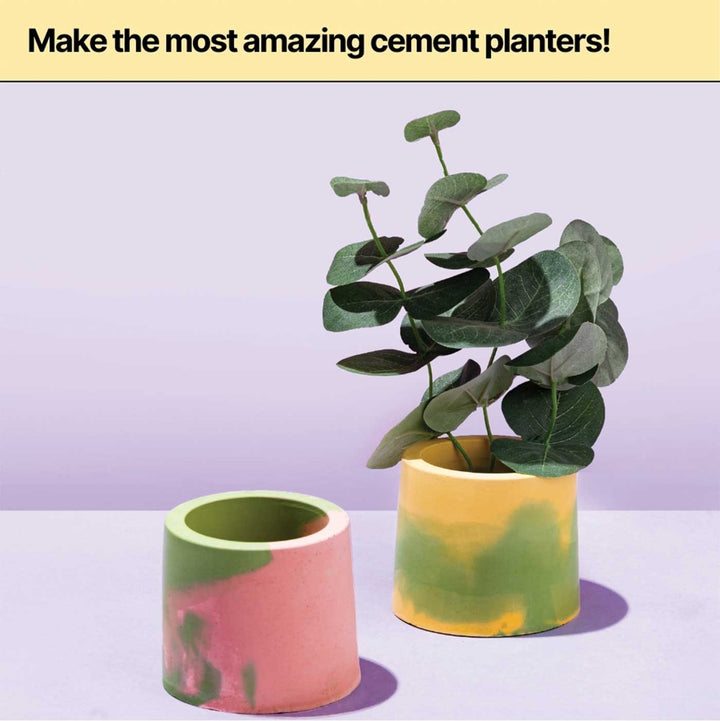 Cement Planter Making DIY Kit