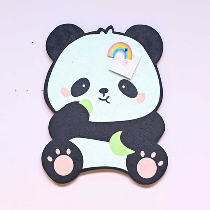 Handmade Panda Theme Wooden Pinboard For Kids