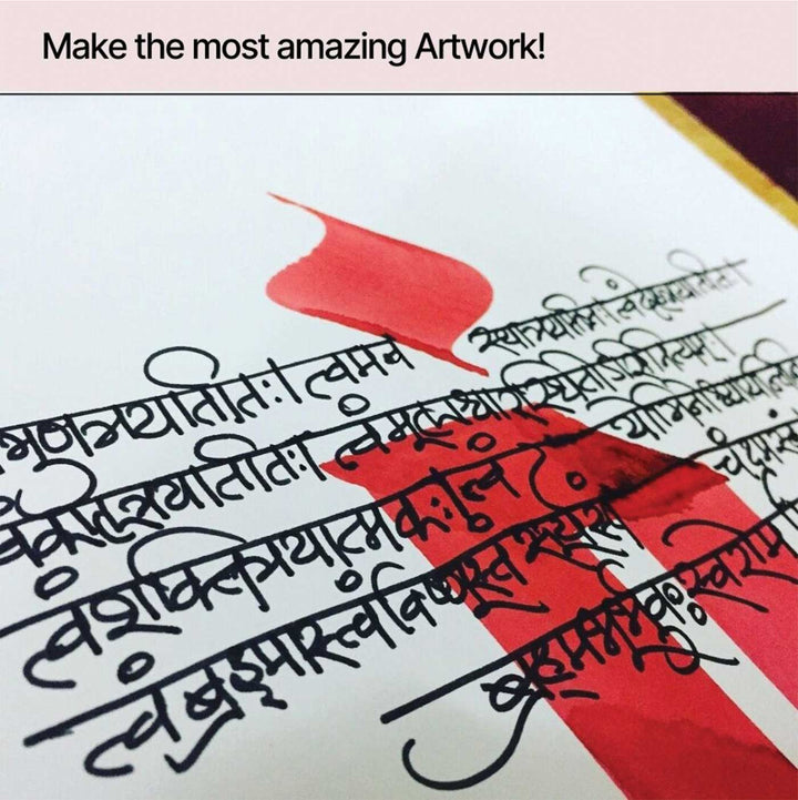 Devanagari Calligraphy DIY Kit