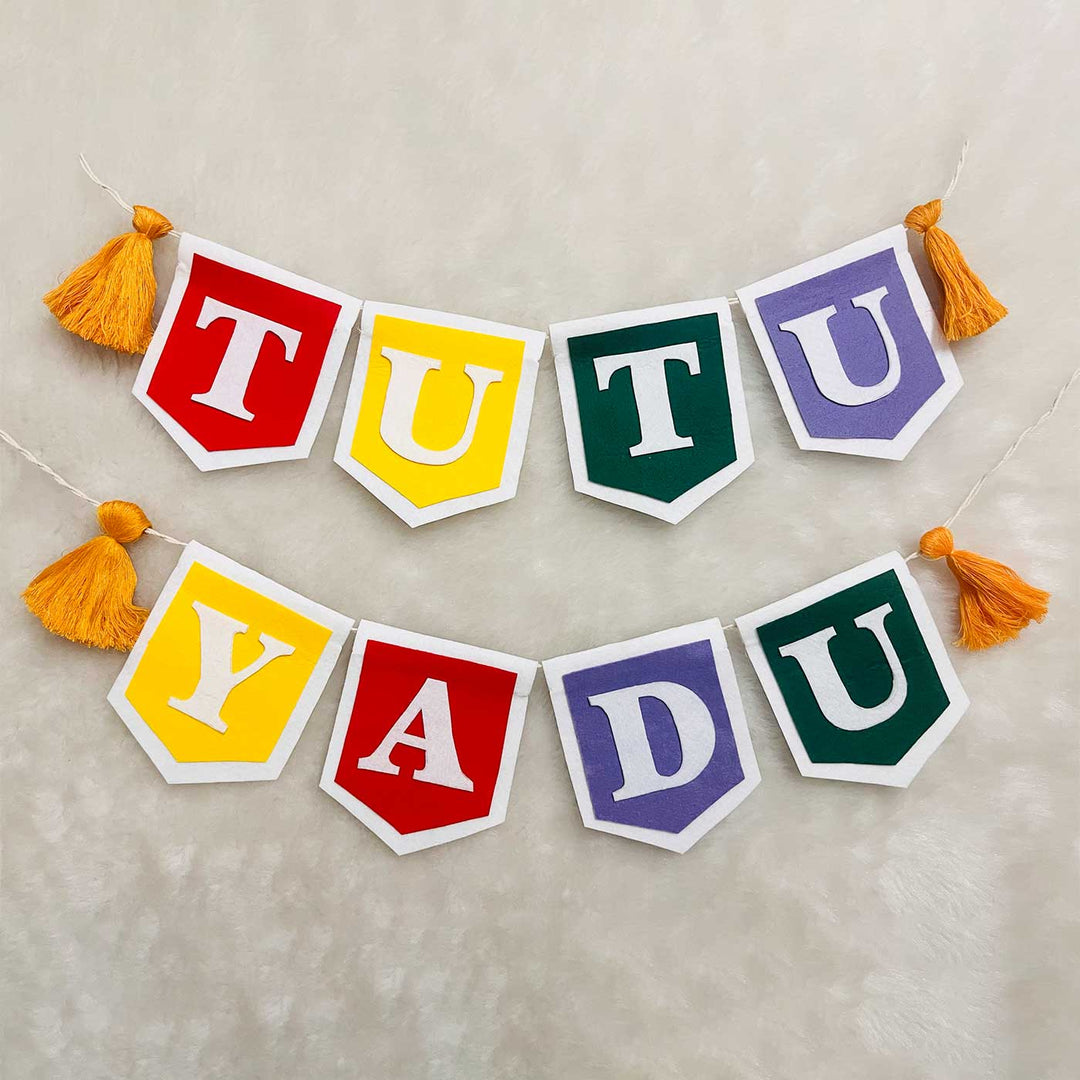 Handcrafted Personalized Flag Themed Bunting For Kids