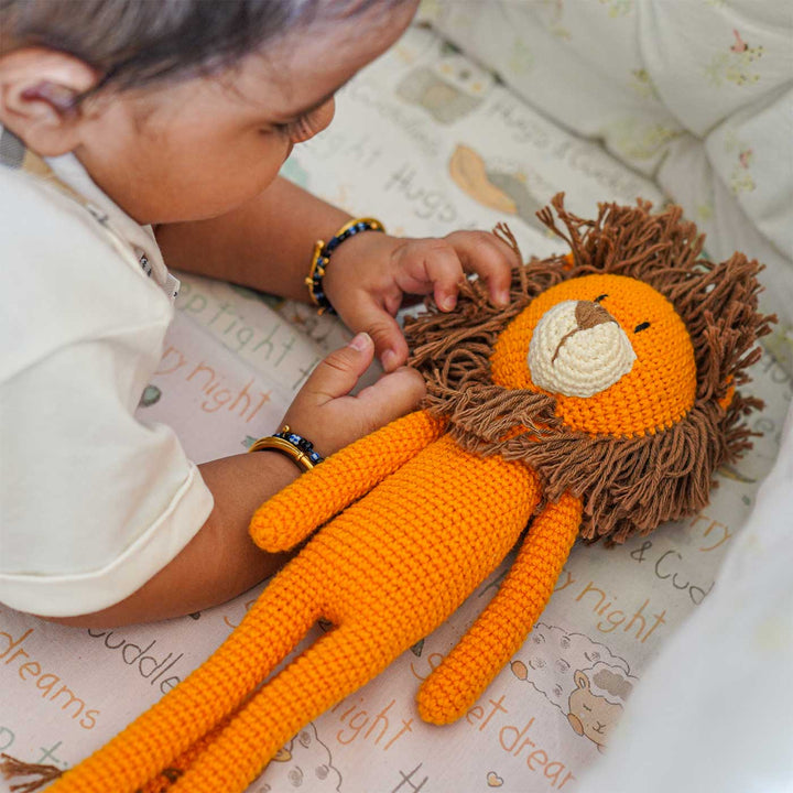 Crochet Leo The Lion Toy For Kids