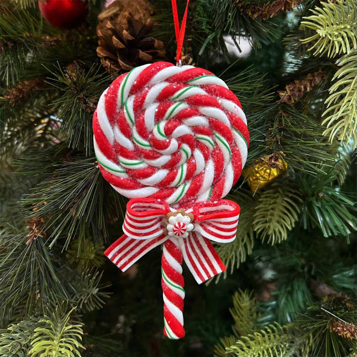 Handmade Candyland Delight Clay Ornaments For Christmas Tree Decoration | Set Of 3