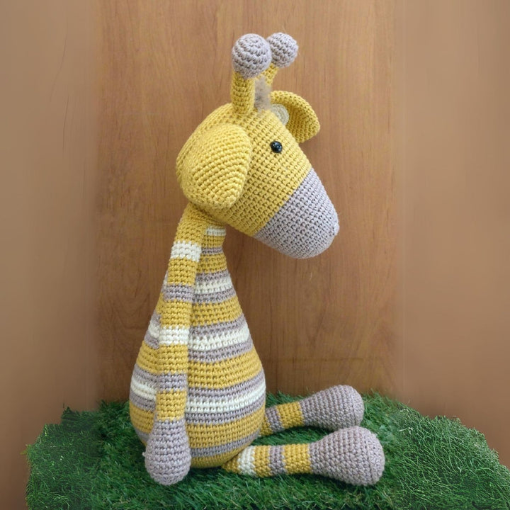 Handmade Crochet Giraffe Toy for Kids