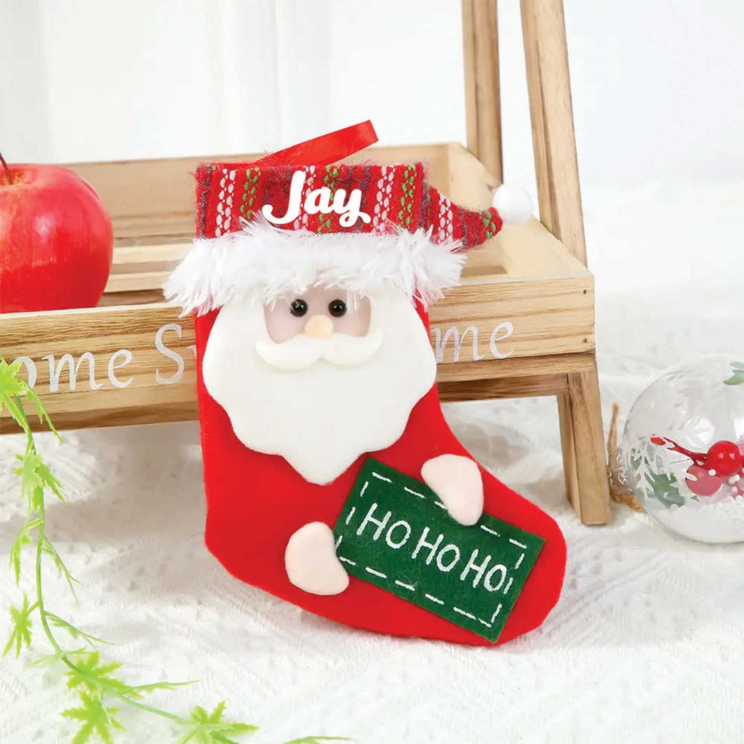 Personalized Ho Ho Ho Surprise! Felt & Wool Stockings For Christmas Decoration