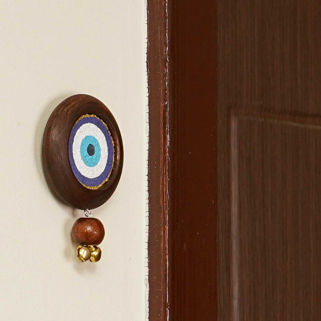 Handmade Evil Eye Diwali Stick On Hanging| Set of 2