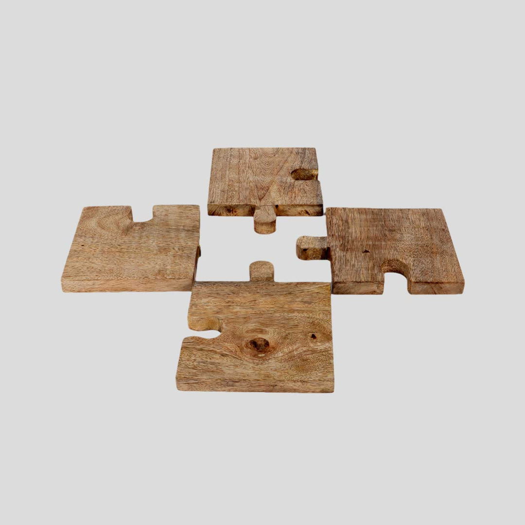 Handmade Mangowood Puzzle Platter