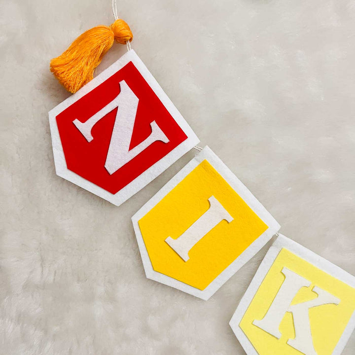 Handcrafted Personalized Flag Themed Bunting For Kids