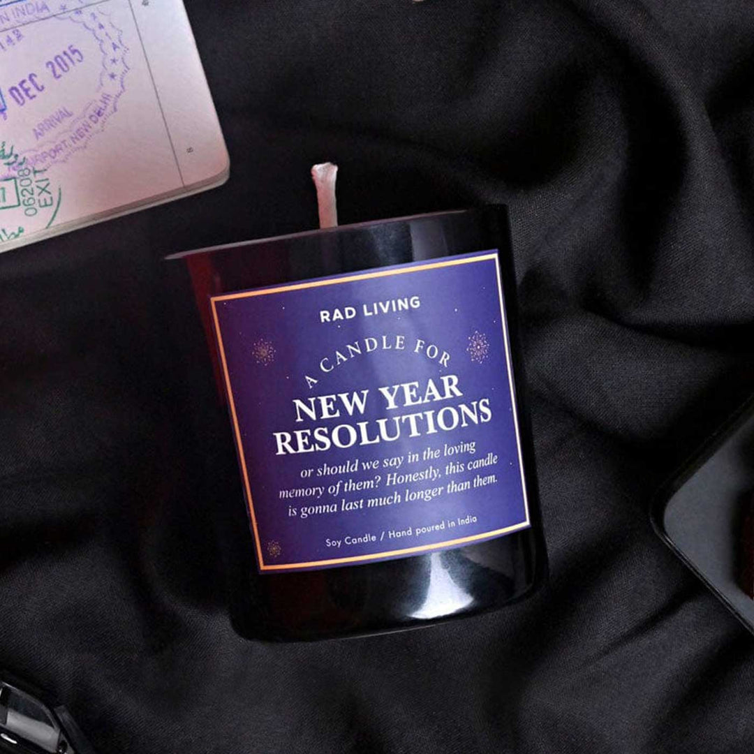 Hand Poured New Year Resolutions Hot Cocoa Scented Soy Wax Candle