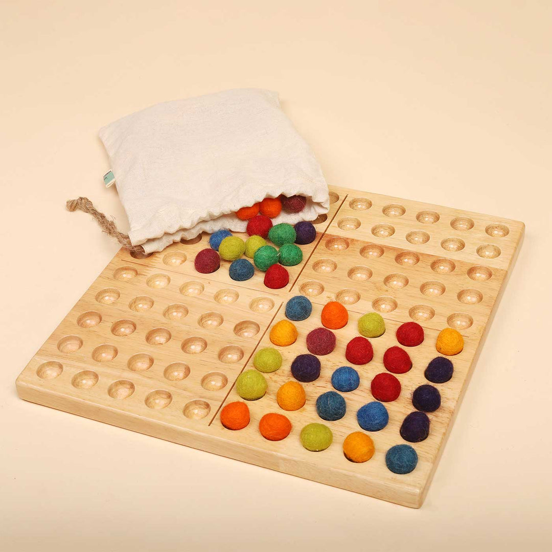 Wooden Hundred Board Montessori For Kids