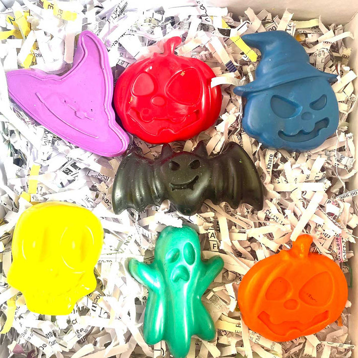 Handmade Non-Toxic Halloween Crayons | Set Of 6