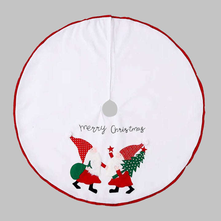 Personalized Santa's Wonderland Felt Tree Skirt For Christmas Tree Decoration