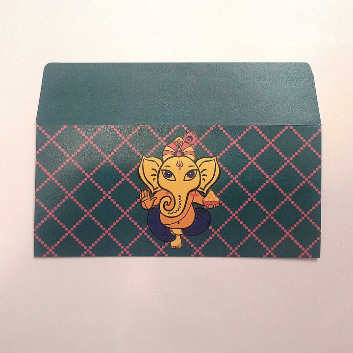 Printed Divine Blessing Ganesha Envelopes