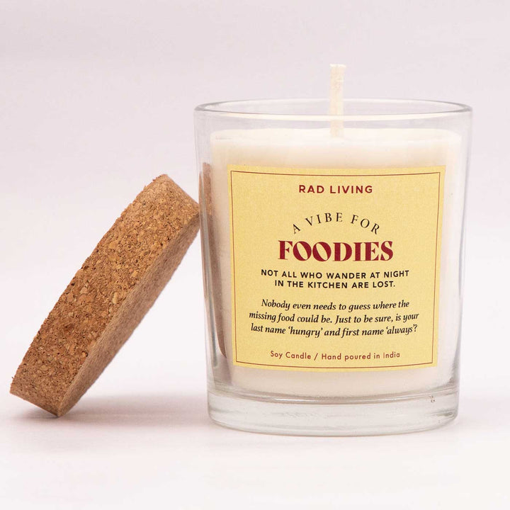 Hand Poured Foodies- Foodgasm Scented Soy Wax Candle