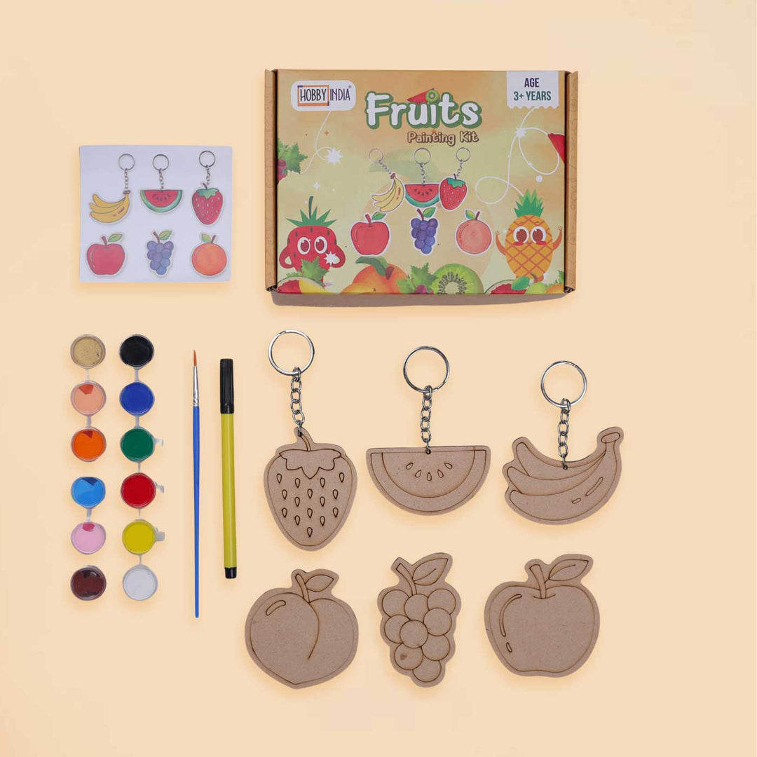 Pre Marked Fruits Paintings MDF Wood DIY Kit