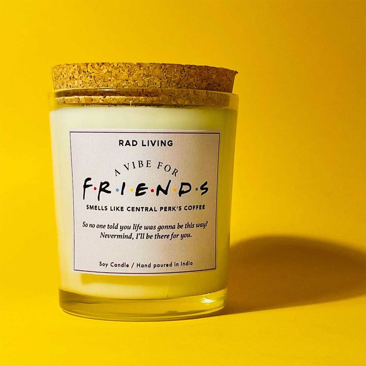 Hand Poured F.R.I.E.N.D.S Central Perk'S Coffee Scented Soy Wax Candle