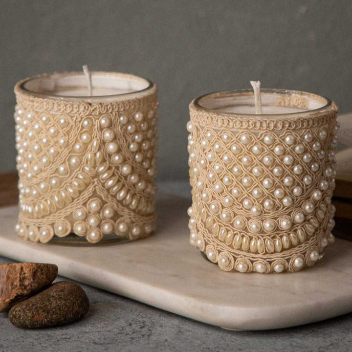 Hand Poured Heer Pearls Soy Wax Candle