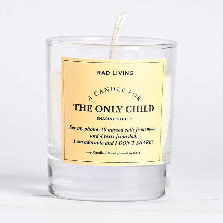 Hand Poured Only Child Precious Oud Scented Soy Wax Candle