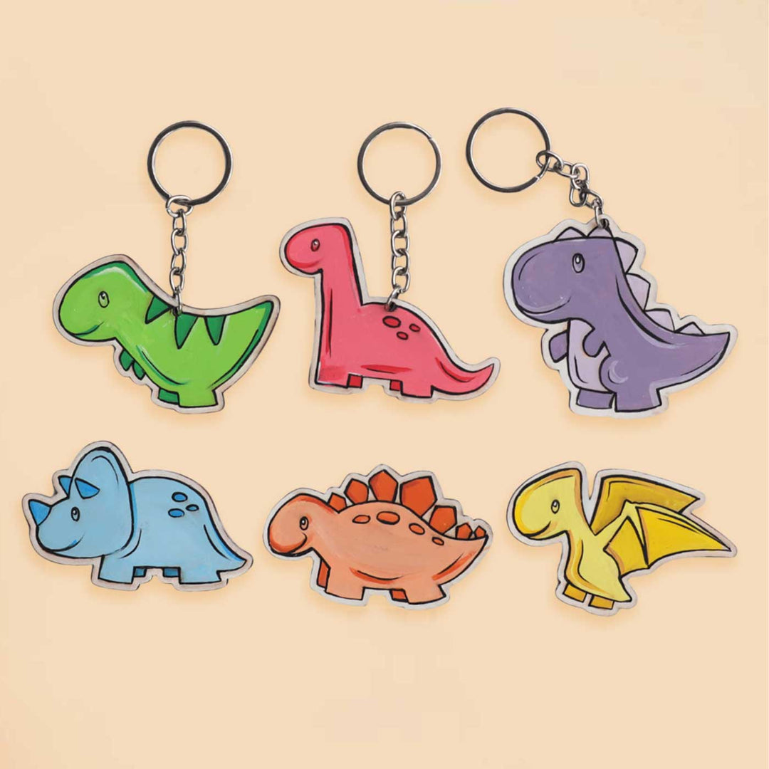 Pre Marked Dinosaur Paintings MDF Wood DIY Kit