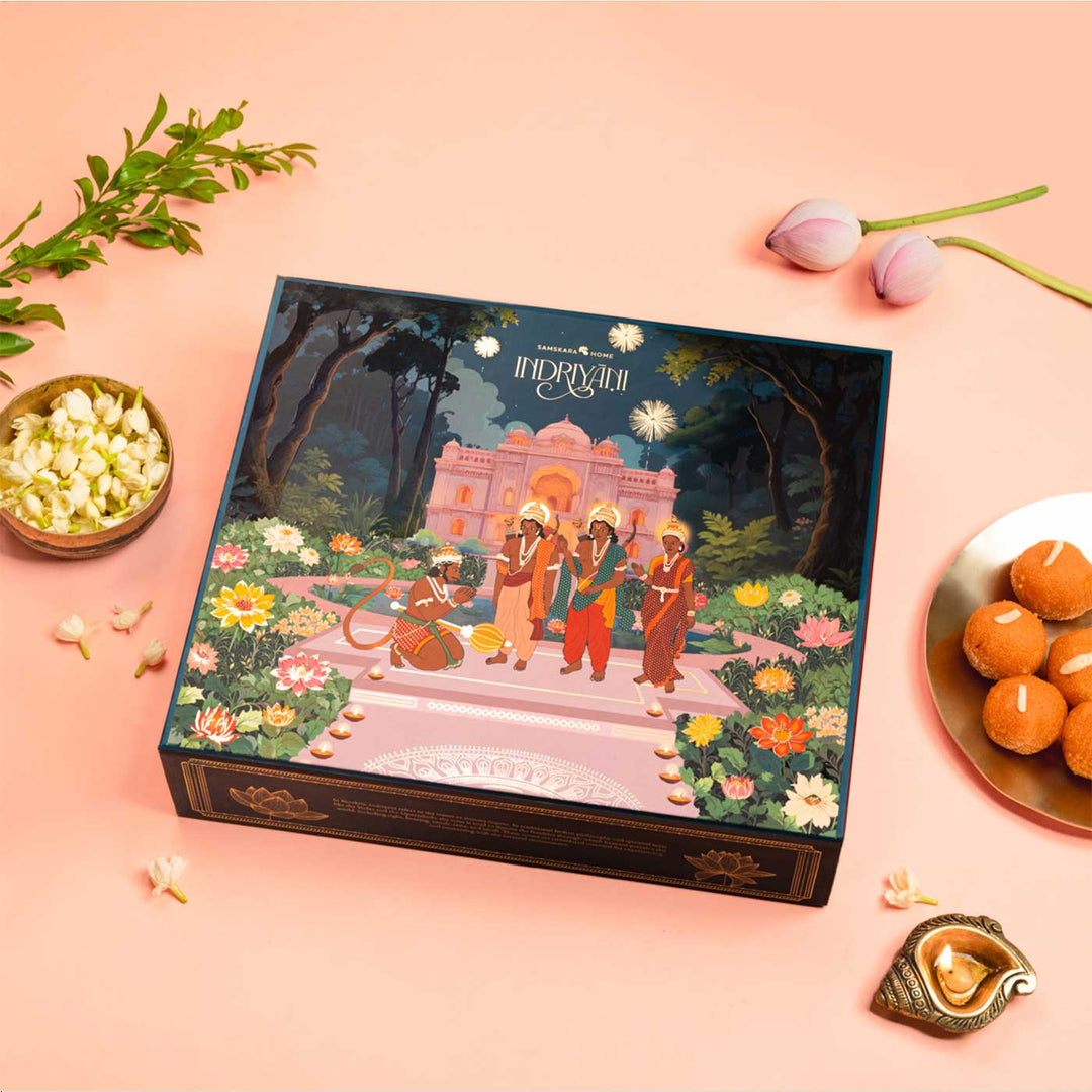 Indriyani - 5 Senses For 5 Days Of Diwali Gift Hamper | Set Of 18